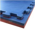   Puzzle tatami szőnyeg 100x100x4 cm kék-piros PRO-Sport AKCIÓS (1db)