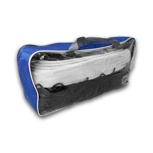 Röplabdaháló – 9,5×1 m, 4,5 mm, acélsodronyos, hobbi használatra – Salta