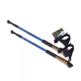   Túrabot állítható hosszúsággal, alumínium, 68-138 cm, kék – Salta