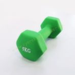 PRO-Sport Neoprén súlyzó 5 kg-os kézi súlyzó zöld