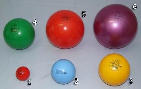 Gumilabda – natúr, 220 mm, szelepes, Plasto Ball