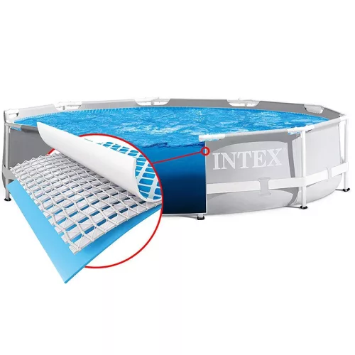 Vízforgatós medence szett, fémvázas 457x107 cm - INTEX PRISM FRAME POOL 26724