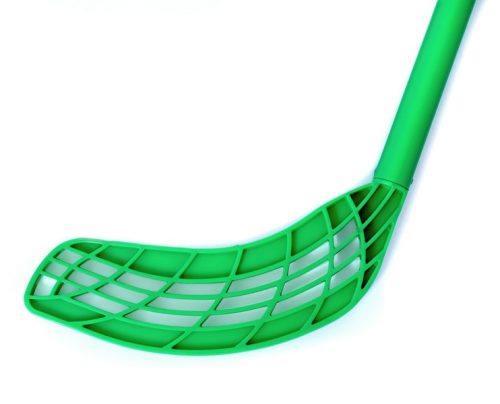 Floorball ütő 86 cm – egyenes fej, zöld – PRO-Sport