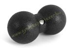   SMJ Masszírozó labda Dupla (Lacrosse ball) kemény, fekete színű