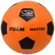 Szivacsfocilabda 22 cm narancs-fekete Foam Master – SMJ Sport