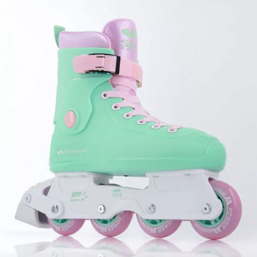 Retro állítható görkorcsolya 31-34 Menta-Pink SMJ Sport