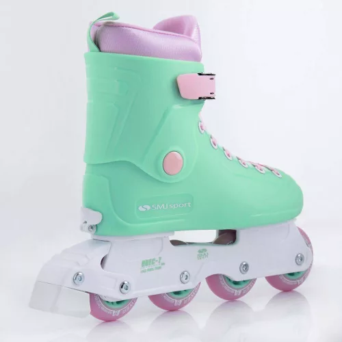 Retro állítható görkorcsolya 31-34 Menta-Pink SMJ Sport