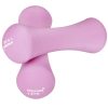 Kézi súlyzó szett, 2×0,5 kg – neoprén, rózsaszín - Springos