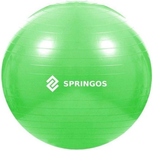 Gimnasztikai labda, durranásmentes, 65 cm, PUMPÁVAL, Springos 