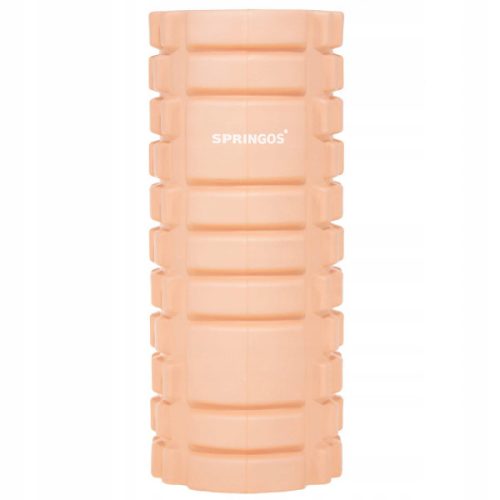 SMR masszázs henger 33x14 cm – barack, Springos