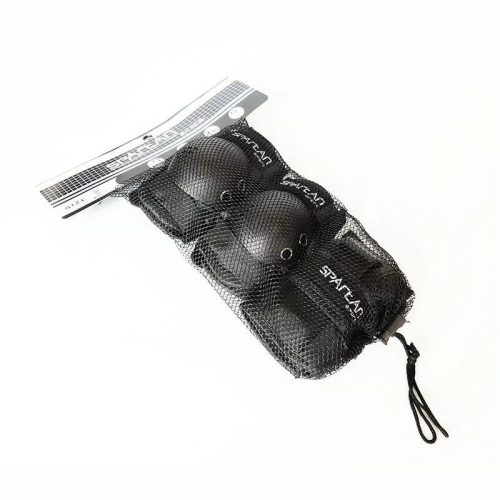 Védőfelszerelés szett L-es, 6 db, fekete – Spartan standard