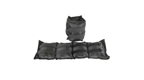 Csukló- és bokasúly, kéz- és lábsúly 2×2 kg, fekete, PRO-Sport