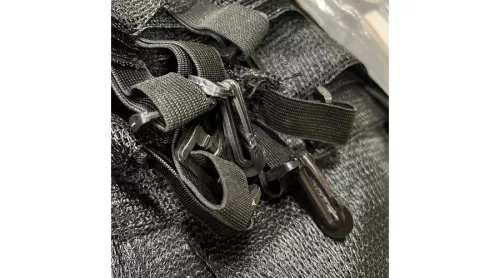 Trambulin védőháló 305 cm ívelt 8 oszlopos CRANE – Spartan