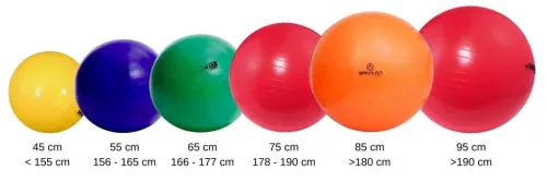 Gimnasztikai labda 85 cm, fekete, S-Sport 