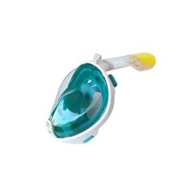   Sznorkeling búvármaszk, L/XL, kameratartós, zöld – PRO-Sport