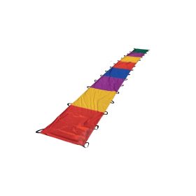   Kooperációs ejtőernyő, téglalap, 8x1 m, 34 füles, PRO-Sport