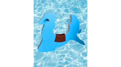 Póni alakú polifoam úszódeszka, L-es, 90x70x6cm – PRO-Sport