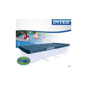 Takaró téglalap medencére 450x220 INTEX 28039
