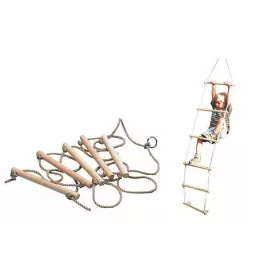 Kötéllétra fa, 5 fokos – 2 m színes PRO-Sport