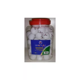 Pingponglabda készlet 60 db 40 mm fehér – Spartan