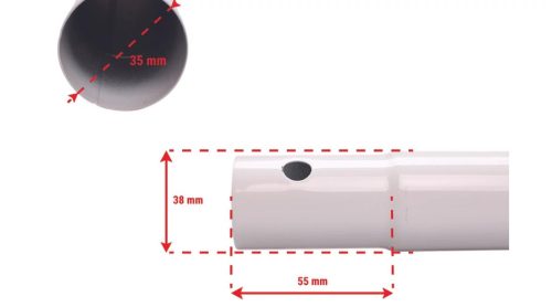 Függőleges cső (710x38 mm), fémvázas kör alakú medencéhez INTEX 12810