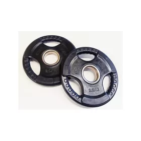 Gumírozott súlytárcsa, 51 mm, 2 × 2,5 kg – PRO-Sport