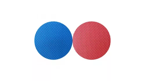 Puzzle tatami szőnyeg 100x100x2 cm piros-kék PRO-Sport 