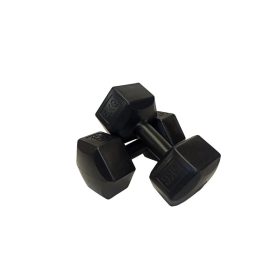 Kézisúlyzó 2x5 kg hatszögletű PVC borítás – Spartan