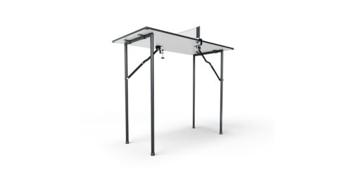 Mini pingpongasztal 90 × 45 × 76 cm hálóval kék – JOOLA MINI