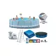 Vízforgatós medence szett, fémvázas 549x122 cm - INTEX PRISM FRAME POOL 26732