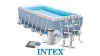 Fémvázas medence szett 400x200x100 cm - INTEX PRISM FRAME 26788