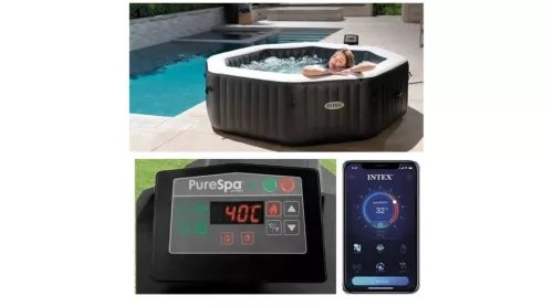 6 személyes felfújható jakuzzi - Intex PureSpa Jet & Bubble Deluxe
