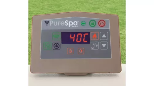 Masszázsmedence, 6 személyes Mobil Jacuzzi PureSpa Chevron Deluxe INTEX 28472