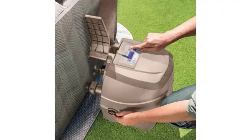 Masszázsmedence, 6 személyes Mobil Jacuzzi PureSpa Chevron Deluxe INTEX 28472