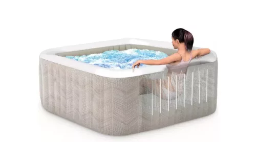 Masszázsmedence, 6 személyes Mobil Jacuzzi PureSpa Chevron Deluxe INTEX 28472