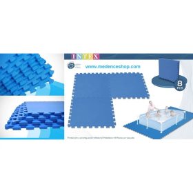   PE puzzle szőnyeg medencék alá 50 × 50 cm 8 db – Intex 29081