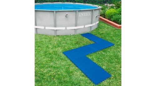 PE puzzle szőnyeg medencék alá 50 × 50 cm 8 db – Intex 29081