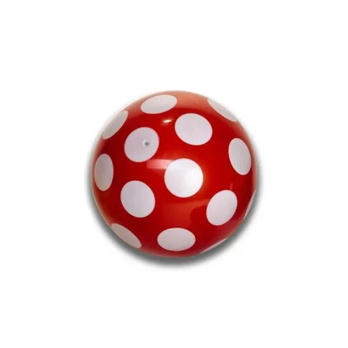 Gumilabda – pöttyös, 220 mm, szelepes, Plasto Ball