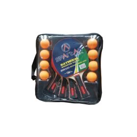   Pingpongütő szett 4 ütő 8 labda tárolóval – SPARTAN TRAINING 318