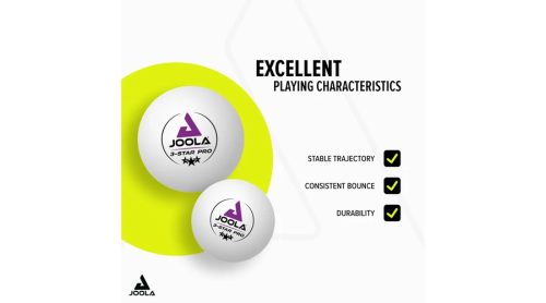 Pingponglabda 12 db fehér – JOOLA 3-STAR PRO 40+