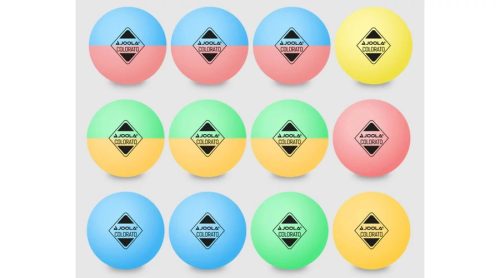 Pingponglabda készlet 12 db színes – JOOLA COLORATO
