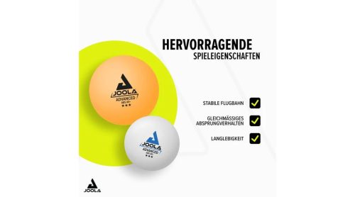 Pingponglabda készlet 24 db 40+ fehér – JOOLA ADVANCED TRAINING