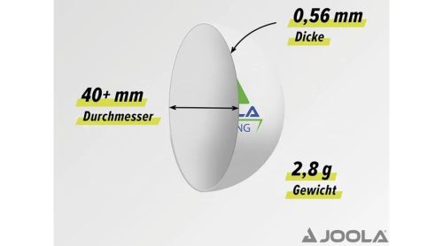 Pingponglabda készlet 120 db 40+ edző – JOOLA TRAINING