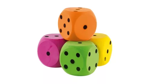 Szivacs dobókocka 15 cm – JOHN