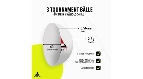 Pingpongütő szett tokkal és 3 labdával DUO PRO – JOOLA