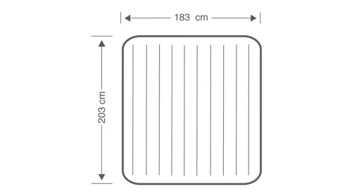 Felfújható ágy 203x183x25 cm INTEX DURA BEAM 64755