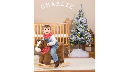 Plüss bébi hintaló hanggal – TIME LEADER