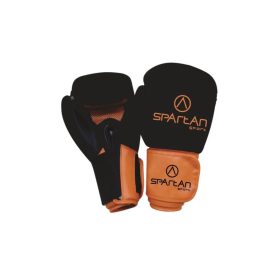 Bokszkesztyű 10 unciás fekete-narancs – SPARTAN ORANGE