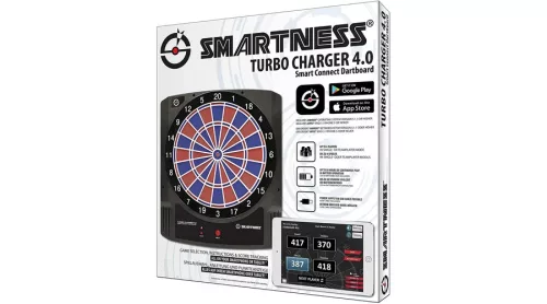 Elektromos darts tábla 50 cm – SMARTNESS Bluetooth Turbo Charger 4.0