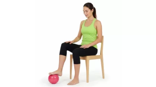 Tüskés szenzoros labda pumpával 20 cm ACTIGET